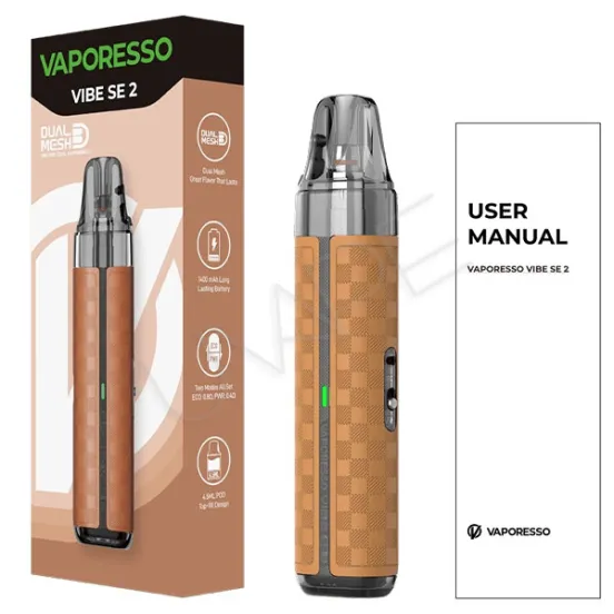 Фото - POD-система Vaporesso Vibe SE 2 1400 мАг Leather Black