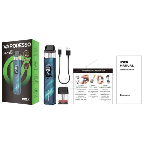 Фото - POD-система VAPORESSO XROS 6 1800 мАг Azure Flow