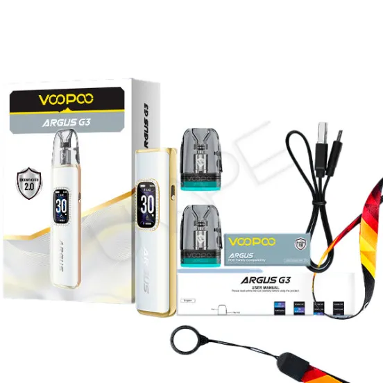 Фото - Многоразовая ПОД система VooPoo Argus G3 1500 mAh: Pearl White