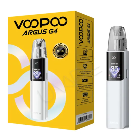 Фото - POD-система VooPoo Argus G4 1650 мАч Silver