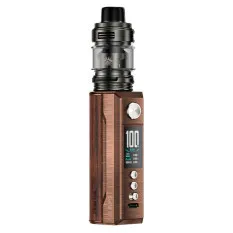 Фото - BOX mod система VooPoo Drag M100S Antique Brass Padauk