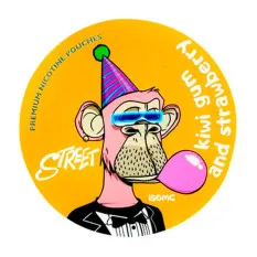 Фото - Снюс Street - Kiwi Gum Strawberry 25 шт (15.0%)