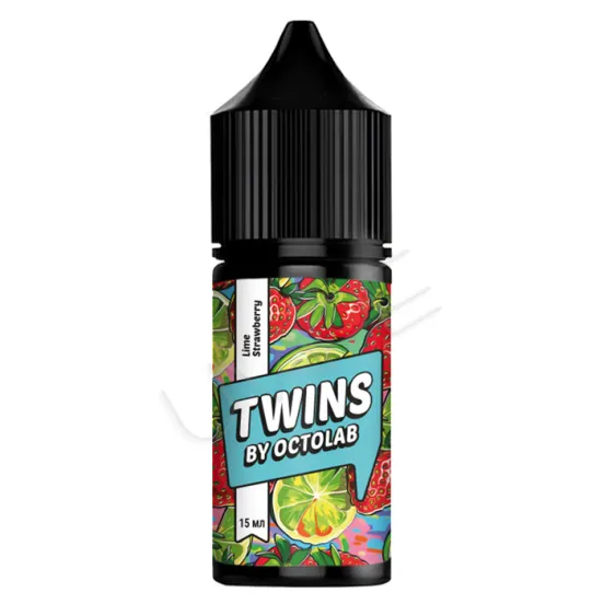 Фото - Ароматизатор Twins Lime Strawberry 30 мл (со вкусом лайма и клубники)