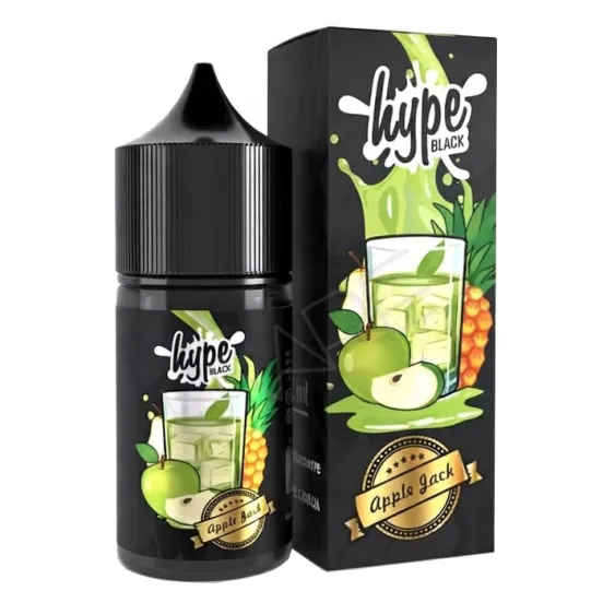 Фото - Ароматизатор Hype Black: Apple Jack 30 мл (со вкусом яблока и ананаса)