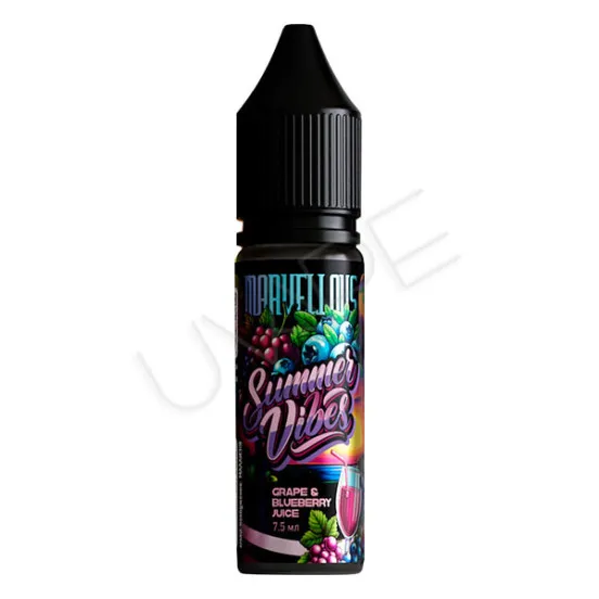 Фото - Ароматизатор Marvellous Summer Vibes Grape Blueberry Juice 15 мл (зі смаком винограду та чорничного соку)