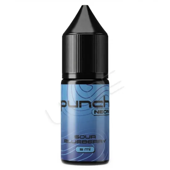 Фото - Ароматизатор Punch Neon: Sour Blueberry 10 мл (со вкусом кислой черники)
