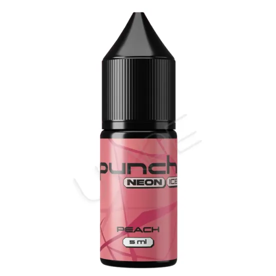 Фото - Ароматизатор Punch Neon Ice: Peach 10 мл (со вкусом персика с холодком)