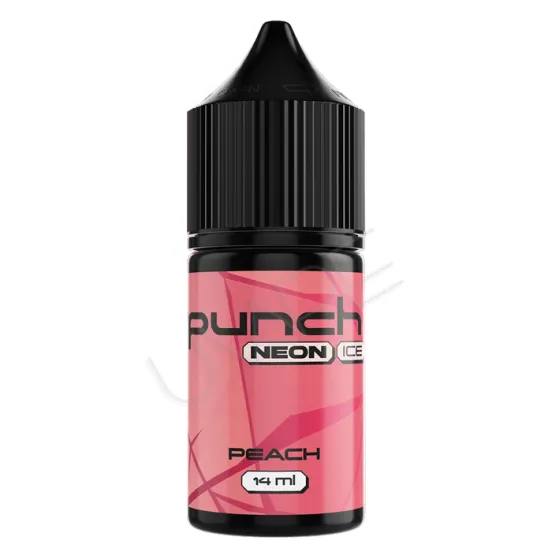 Фото - Ароматизатор Punch Neon Ice: Peach 30 мл (со вкусом персика с холодком)