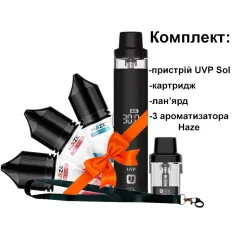 Фото - Комплект Uvp sol Black Х Haze Malaysia: малина, ягоды, двойная мята