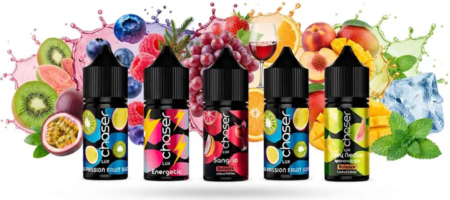 Вкусы жижи Chaser Lux
