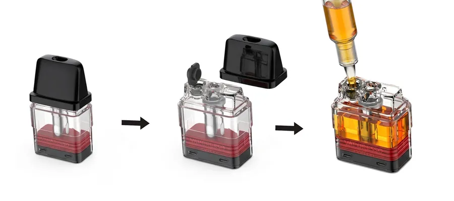 Як заправити картридж Vaporesso XROS