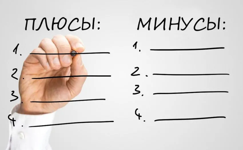 Плюси і мінуси