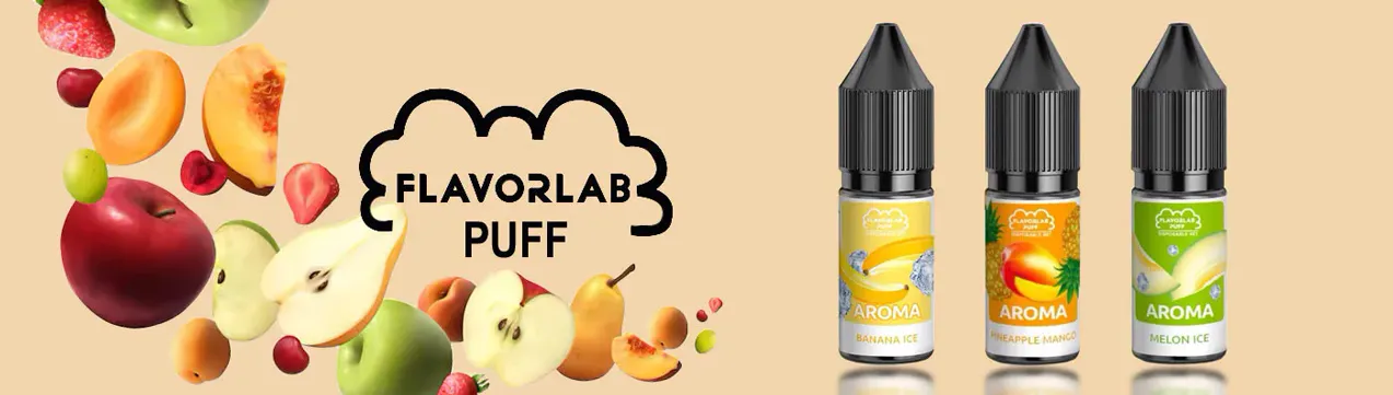 Жидкость Flavorlab Disposable Puff 10 мл баннер