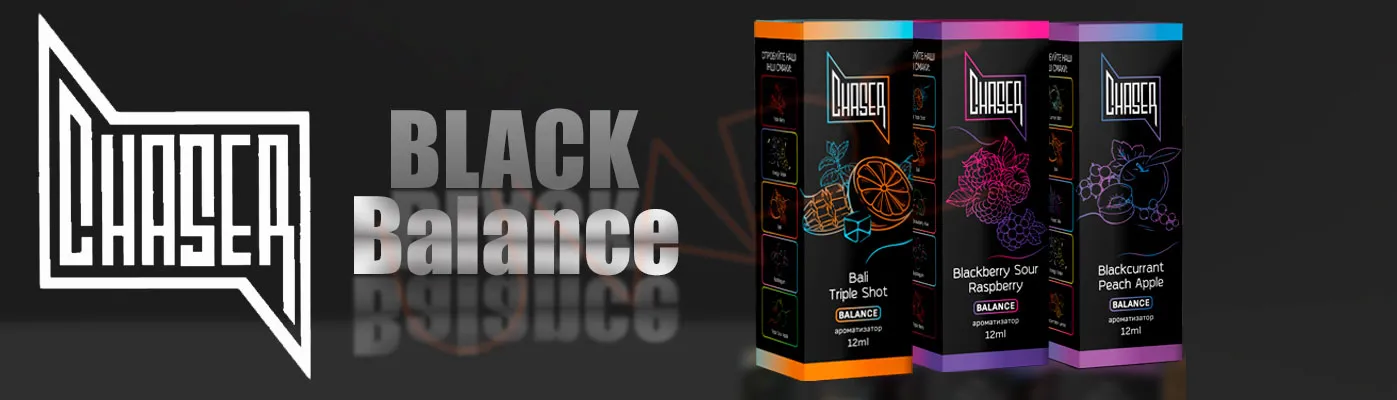 Набор для самозамеса Chaser Black Balance 30 мл 50 мг - баннер