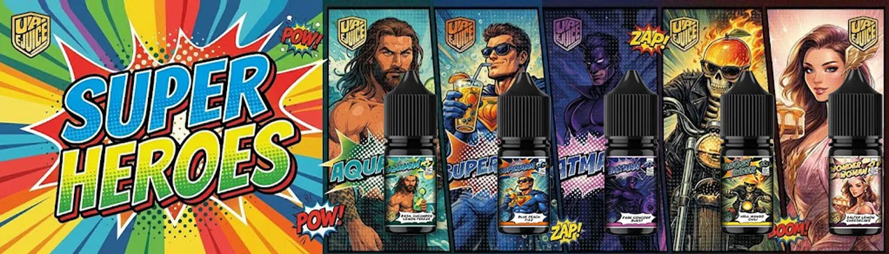 Жидкость Super Heroes Salt 30 мл баннер