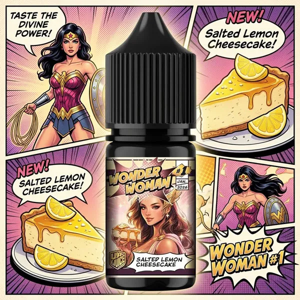 Жижа Super Heroes salted lemon cheesecake-