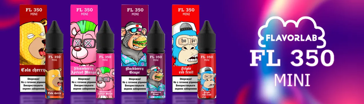 Жидкость Flavorlab FL350 mini 15 мл баннер