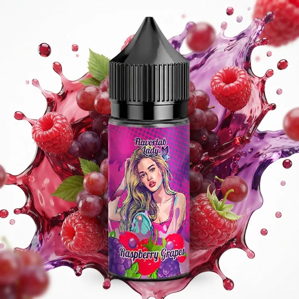 Жидкость Flavorlab Lady raspberry grapes