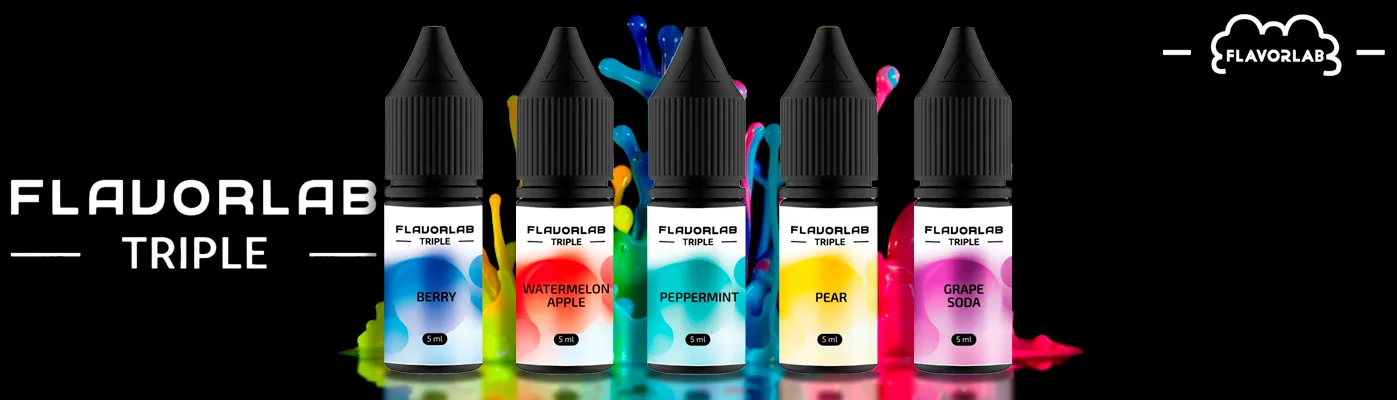Жидкость Flavorlab Triple 10 мл баннер