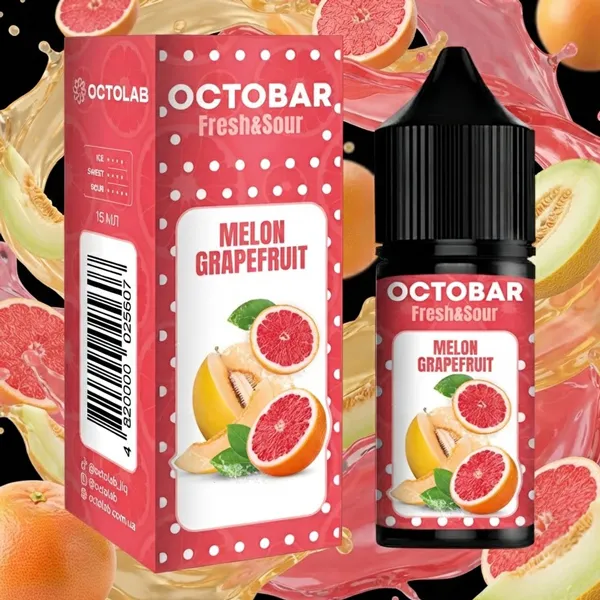 Жидкость Octobar Fresh Sour 30 мл дыня грейпфрут