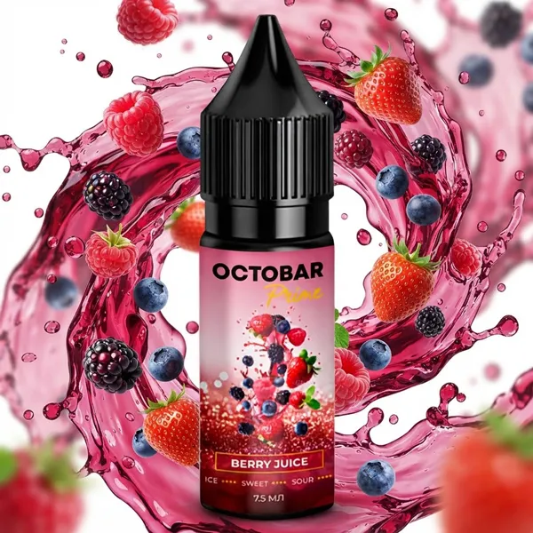 Жидкость Octobar Prime 15 мл berry juice