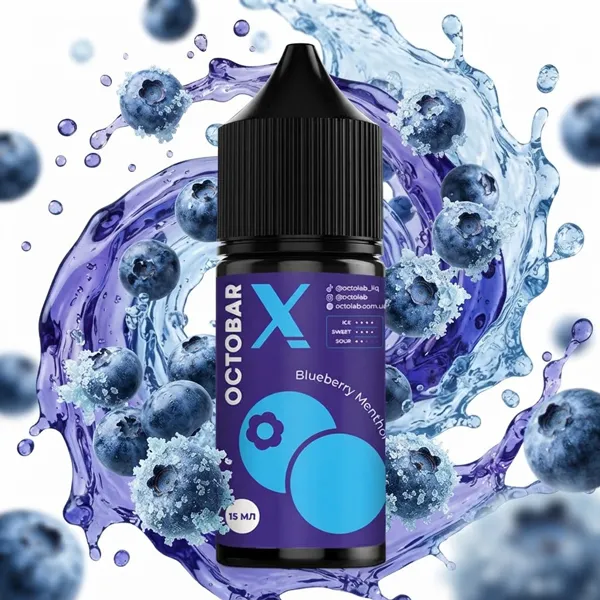 Жидкость Octobar X 30 мл blueberry menthol