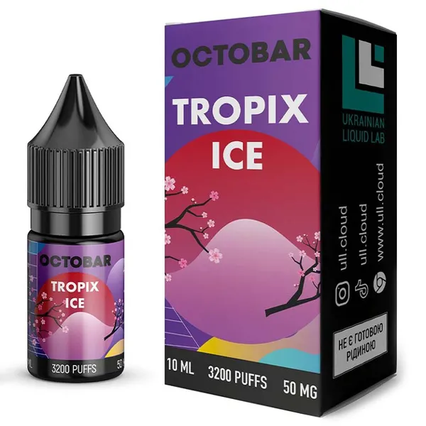 Жидкость Octobar 10 мл Tropix Ice