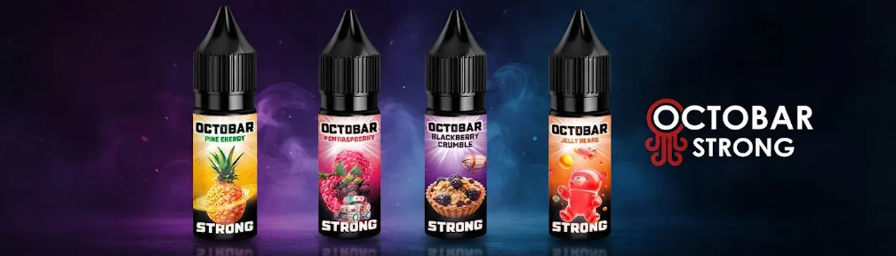 Жидкость Octobar Strong 15 мл баннер