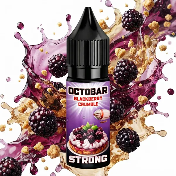 Жидкость Octobar Strong 15 мл blackberry crumble