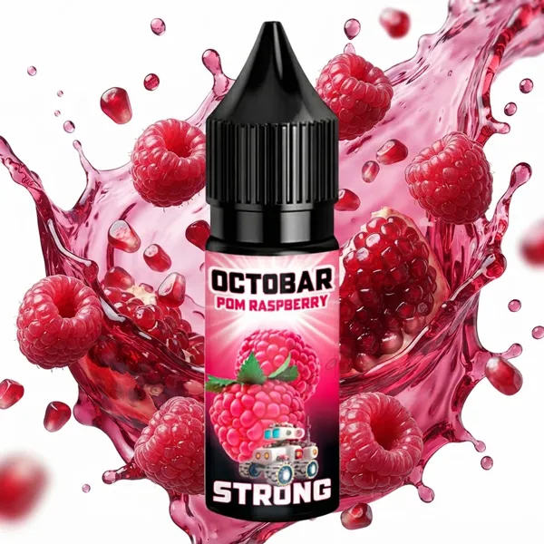 Жидкость Octobar Strong 15 мл pom raspberry
