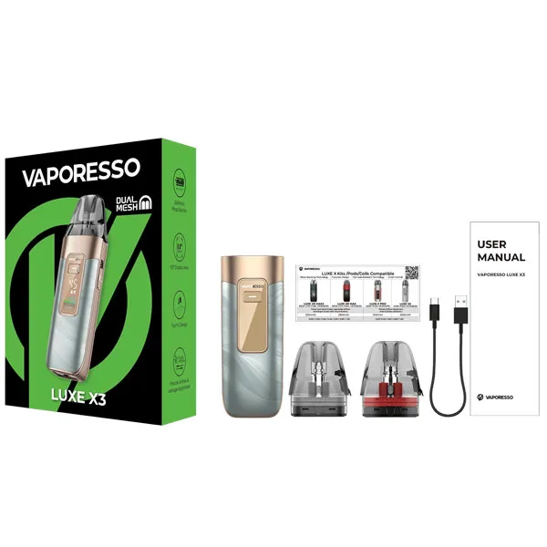 Vaporesso LUXE X3 комплектація