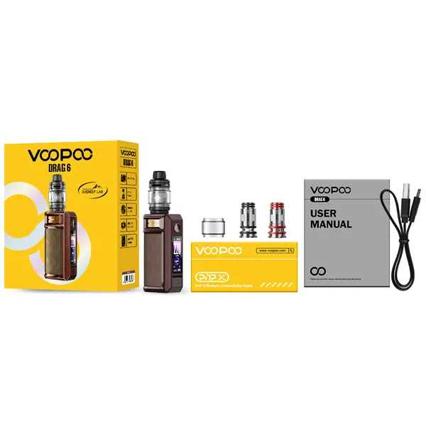Voopoo Drag 6 комплектация