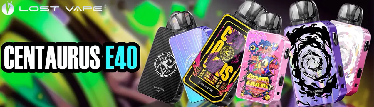 Pod-mod Lost Vape Centaurus E40 баннер