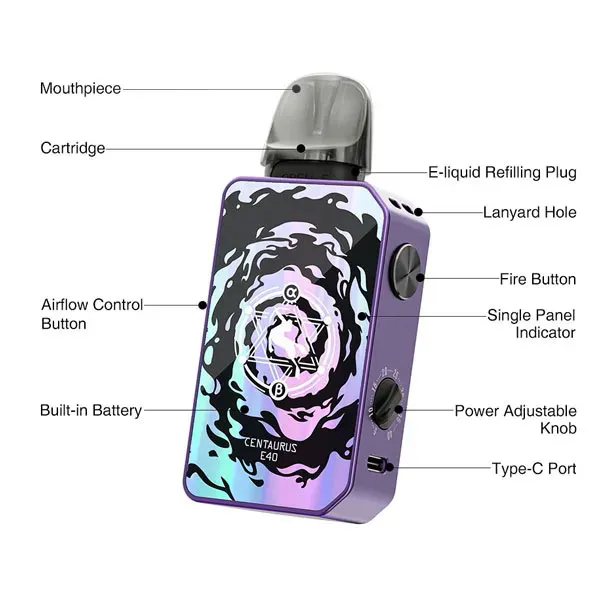 Pod-mod Lost Vape Centaurus E40 характеристики