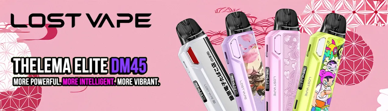 Lost Vape Thelema Elite DM45 баннер