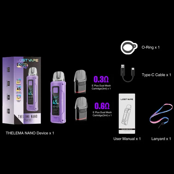 Pod-система Lost Vape Thelema Nano комплектація