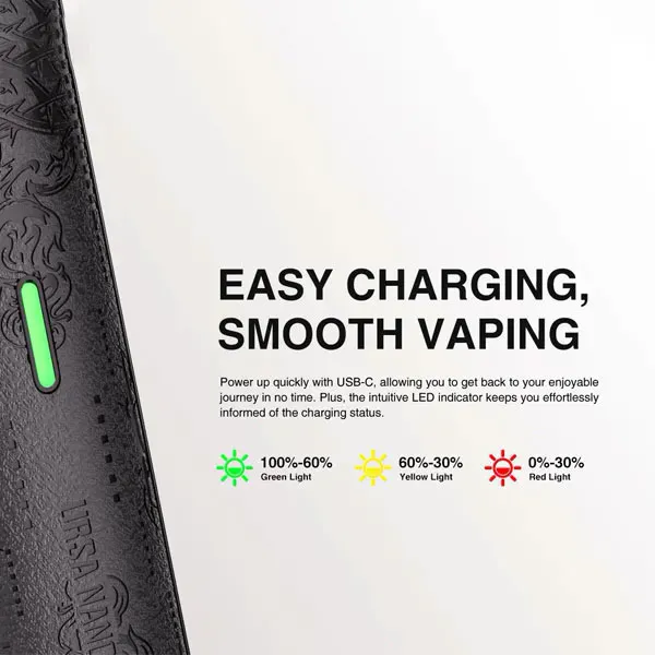 Pod Lost Vape Ursa Nano S2 индикация