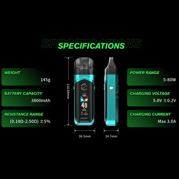 POD-мод SMOK Nord 6 характеристики