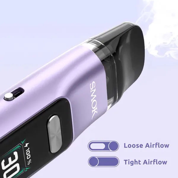 POD Smok Novo GT регулювання обдуву