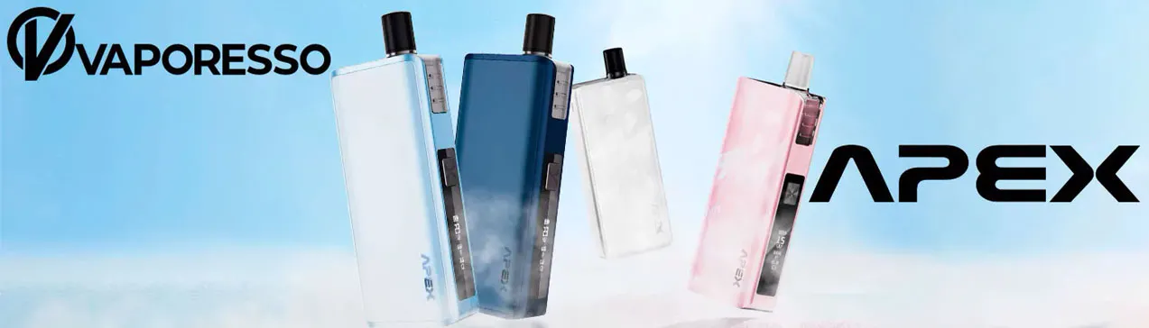 Багаторазовий под Vaporesso Apex банер