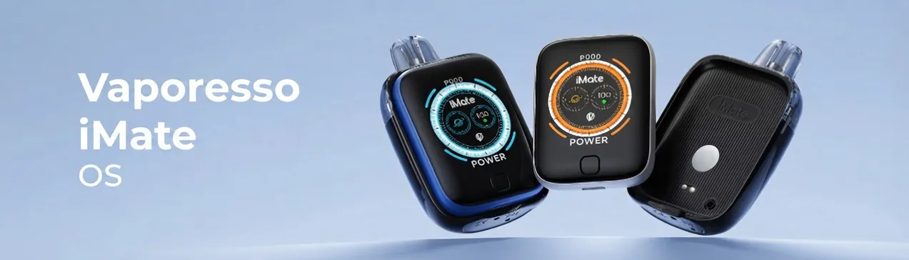 Vaporesso iMate OS баннер