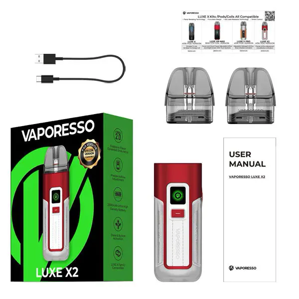 Под система Vaporesso Luxe X2 комплектация