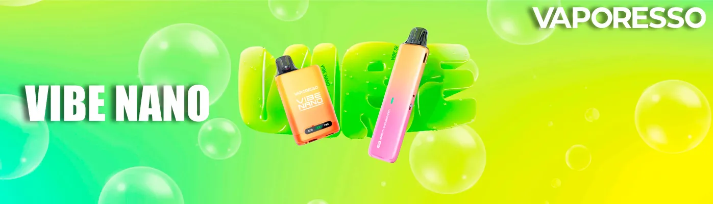 POD-система Vaporesso Vibe Nano банер