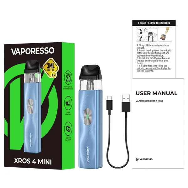 Vaporesso XROS 4 Mini комплектація