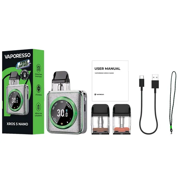 Vaporesso Xros 5 Nano комплектація