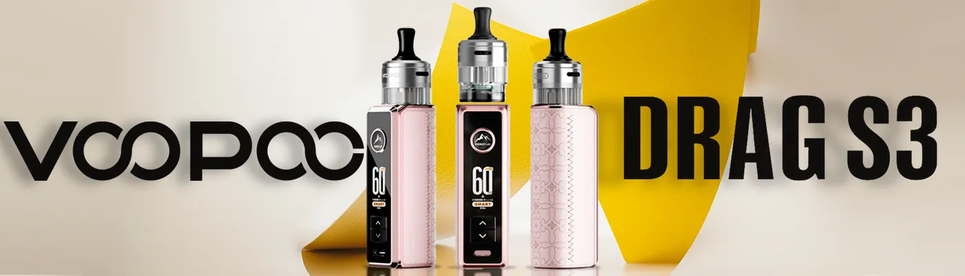 Pod mod VooPoo Drag S3 банер