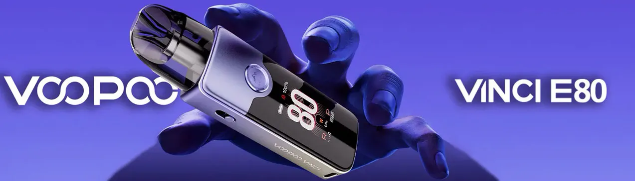 Pod mod VooPoo Vinci E80 банер