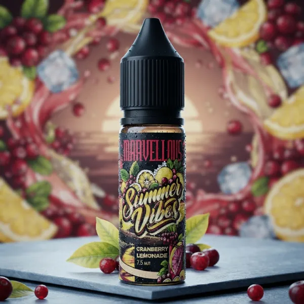 Жидкость Marvellous Summer Vibes 15 мл cranberry lemonade
